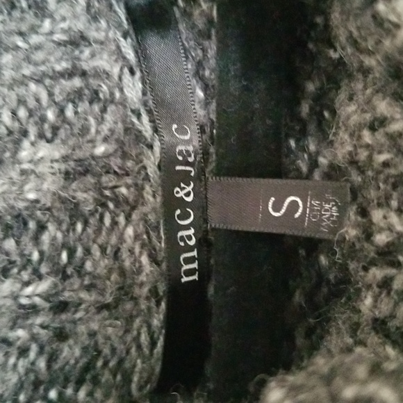 Mac & Jac Grey Blend Sweater Cowl Neck - Picture 2 of 6